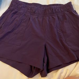 gapfit drifit purple womens short, size large